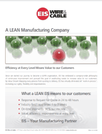 LEAN Manufacturing Company Brochure 