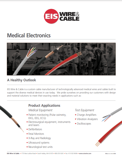 Medical Electronics Brochure